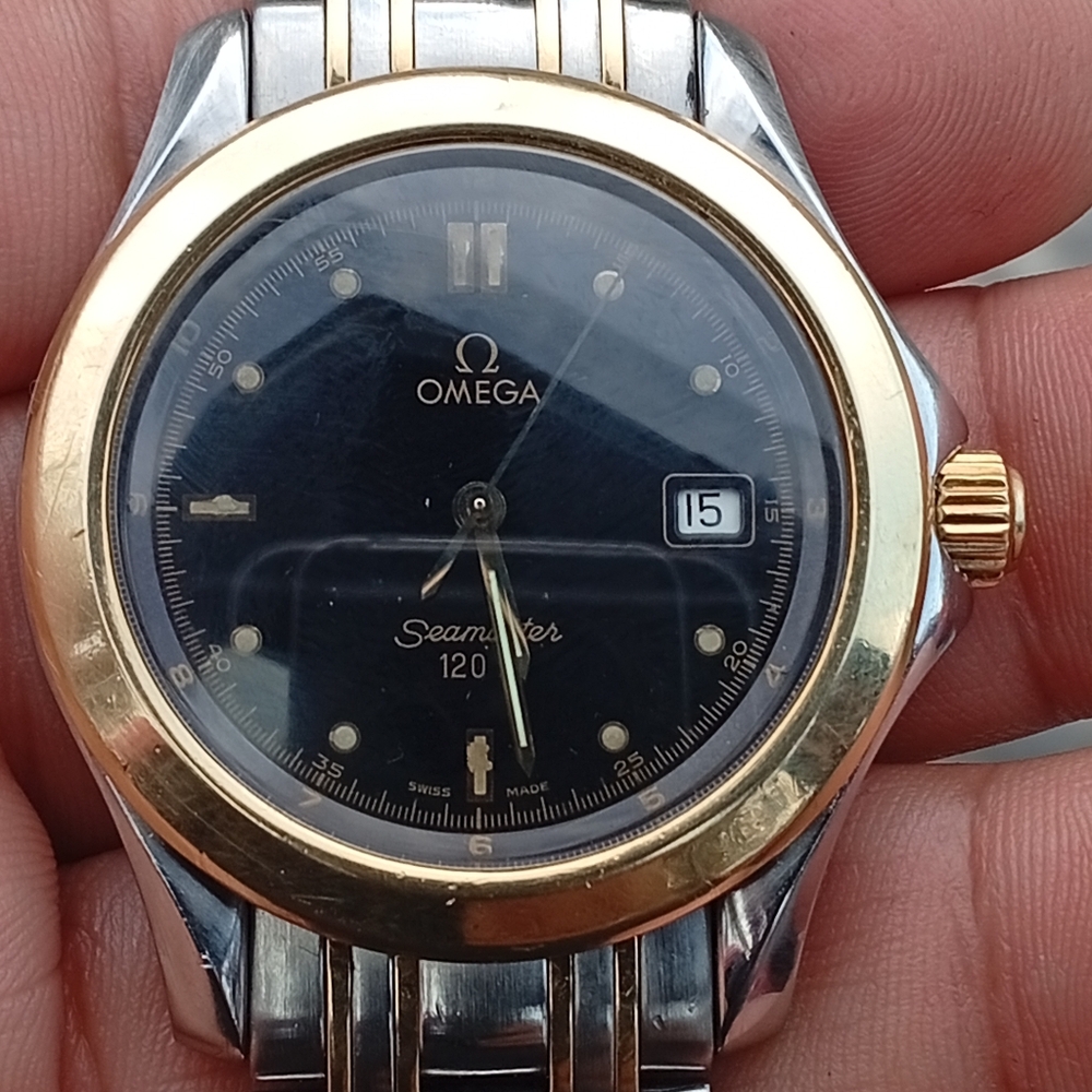 Omega Seamaster 120 Two-Tone Watch
